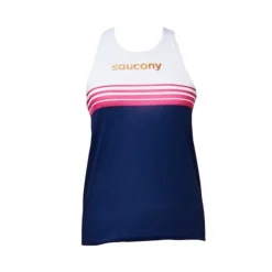 Saucony T-shirt Et Manches Longues Running^Elite Singlet Bleu
