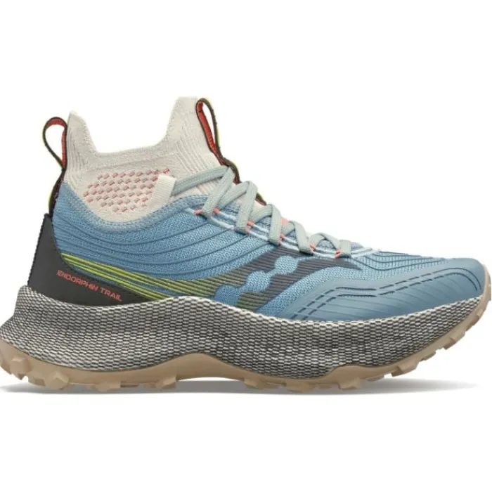 Saucony Chaussures Running Neutre|Chaussures Trail^Endorphin Trail Mid Bleu
