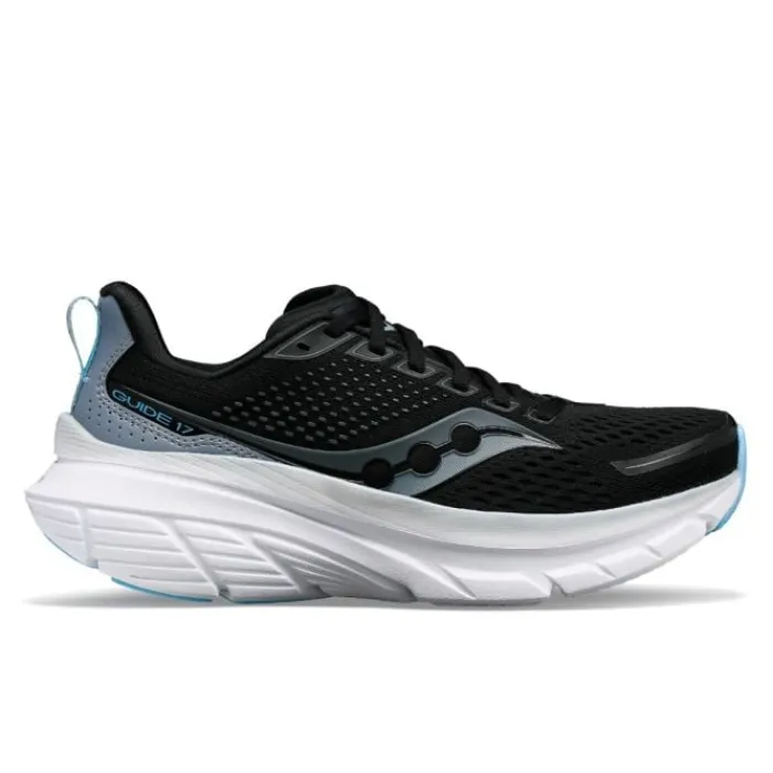 Saucony Chaussures Pronation|Chaussures Running Entrainement^Guide 17 Noir