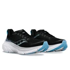 Saucony Chaussures Running Pied Large|Chaussures Pronation^Guide 17 Wide Noir