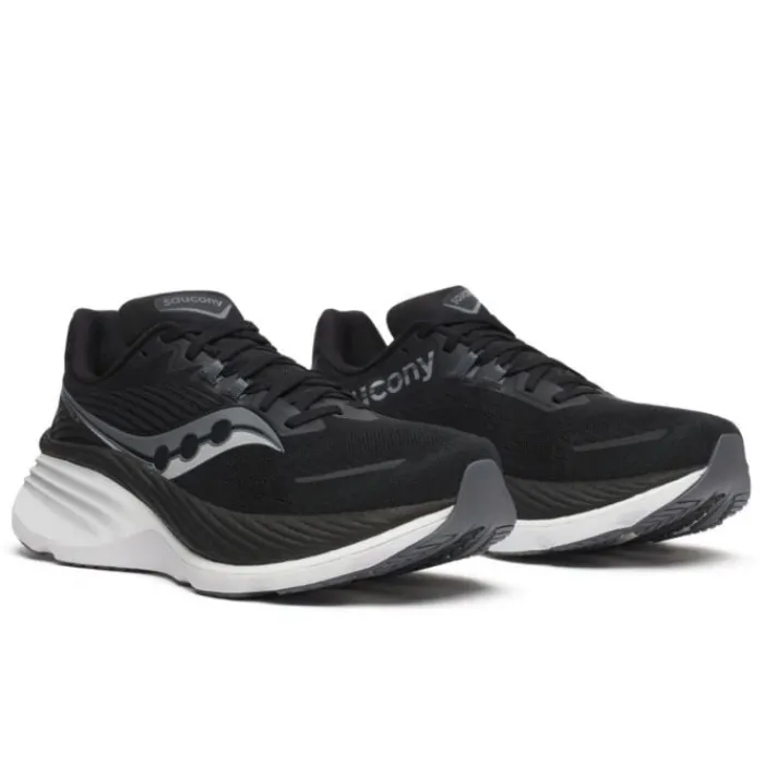 Saucony Chaussures Running Pied Large|Chaussures Pronation^Hurricane 24 Wide Noir