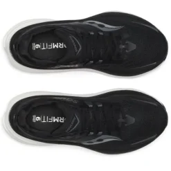 Saucony Chaussures Running Pied Large|Chaussures Pronation^Hurricane 24 Wide Noir