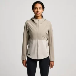 Saucony Veste Running^Hurricane Waterproof Jacket Marron