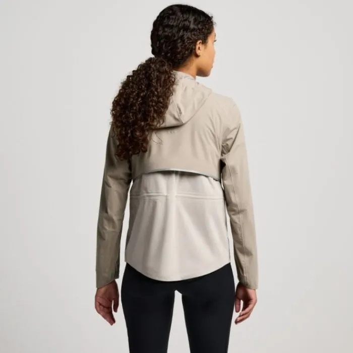 Saucony Veste Running^Hurricane Waterproof Jacket Marron