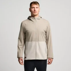 Saucony Veste Running^Hurricane Waterproof Jacket Marron