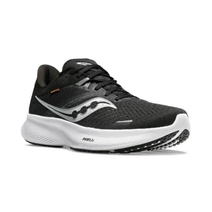 Saucony Chaussures Running Pied Large|Chaussures Running Neutre^Ride 16 Wide Noir