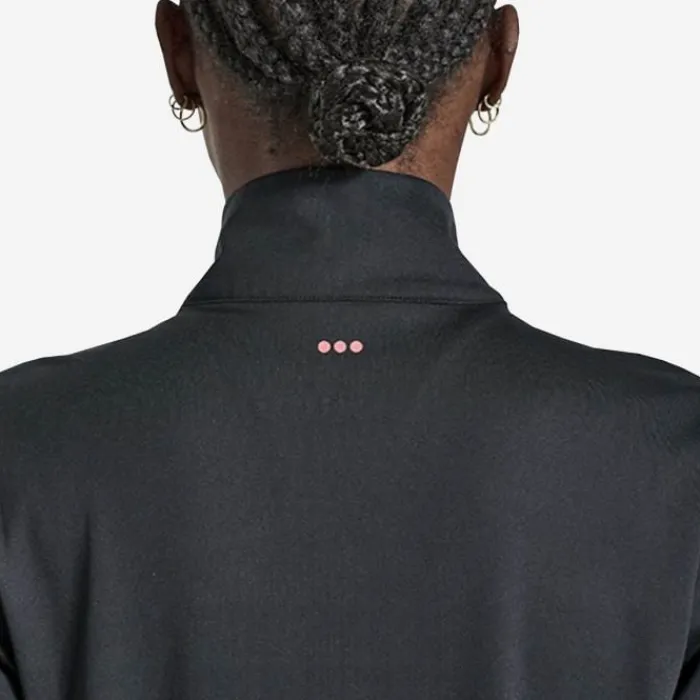 Saucony T-shirt Et Manches Longues Running^Solstice 1/4 Zip Noir