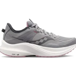 Saucony Chaussures Running Pied Large|Chaussures Pronation^Tempus Wide Gris