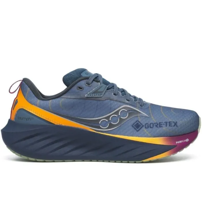 Saucony Chaussures Running Neutre|Chaussures Running Entrainement^Triumph 22 GTX Bleu