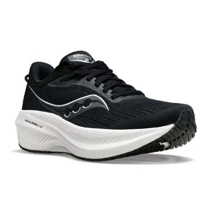 Saucony Chaussures Running Pied Large|Chaussures Running Neutre^Triumph 21 Wide Noir