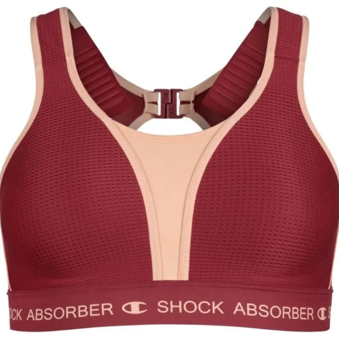 Shock Absorber Brassière De Sport^Ultimate Run Bra Padded Rouge