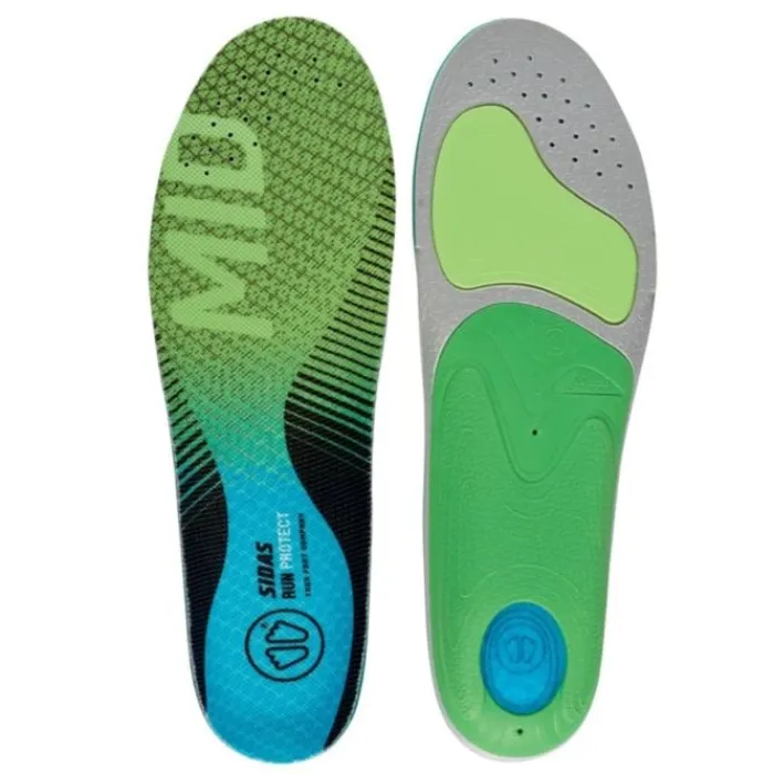 Sidas Semelles^Run 3Feet Protect Mid Soles Vert