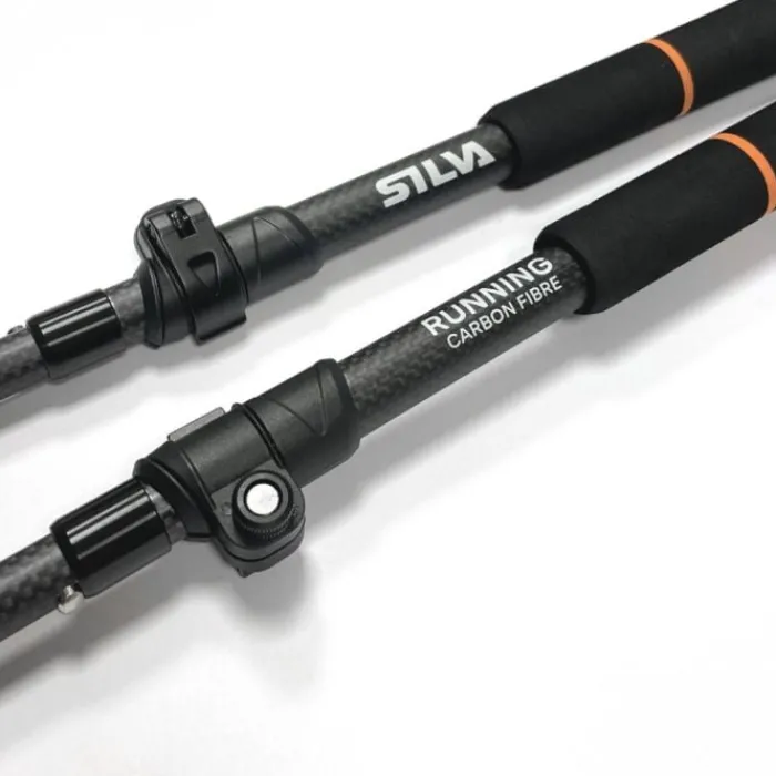 Silva Bâtons De Marche^Running Poles Carbon Adjustable Noir