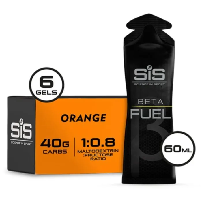 SIS Nutrition Sportive^Beta Fuel Gel 6x60ml. Orange