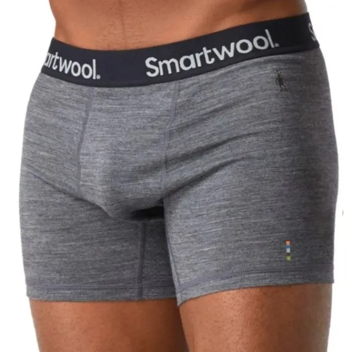 Smartwool Sous Vetement Sport^Boxer Brief Wool Gris