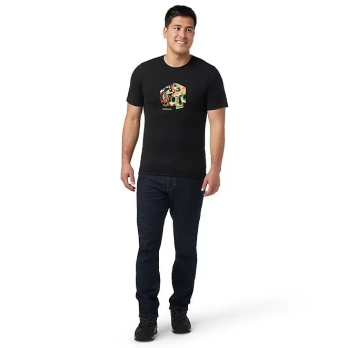 Smartwool T-shirt Et Manches Longues Running^Def Lyfe Short Sleeve Graphic Tee Slim Fit Noir