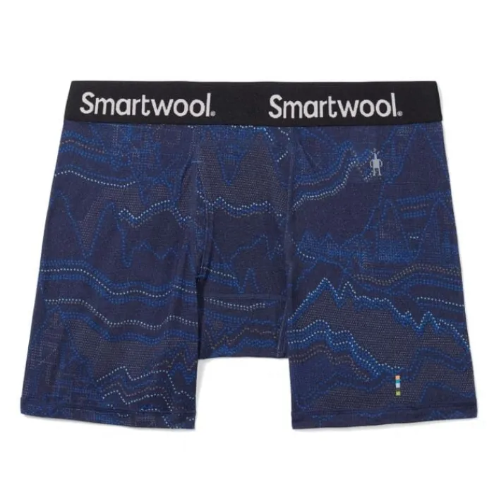 Smartwool Sous Vetement Sport^Merino Print Boxer Breif Boxed