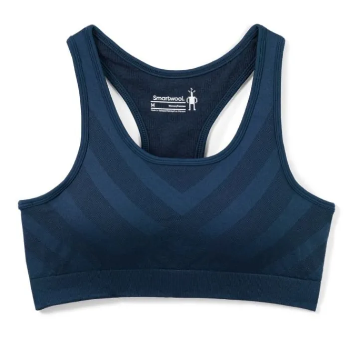 Smartwool Sous Vetement Sport^Merino Sport Seamless Racerback Bra Bleu