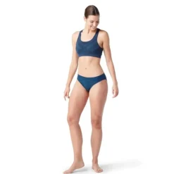Smartwool Sous Vetement Sport^Merino Sport Seamless Bikini Boxed Bleu