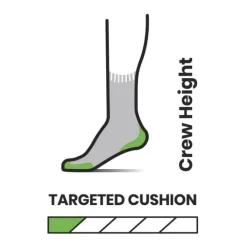 Smartwool Chaussettes|Chaussettes Running^Run Athletic  Logo Crew Socks Noir