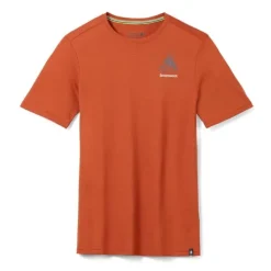 Smartwool T-shirt Et Manches Longues Running^Wilderness Summit Short Sleeve Graphic Tee Slim Fit Orange