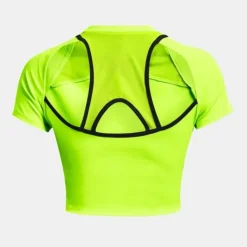 Under Armour T-shirt Et Manches Longues Running^Run Anywhere Crop SS Jaune