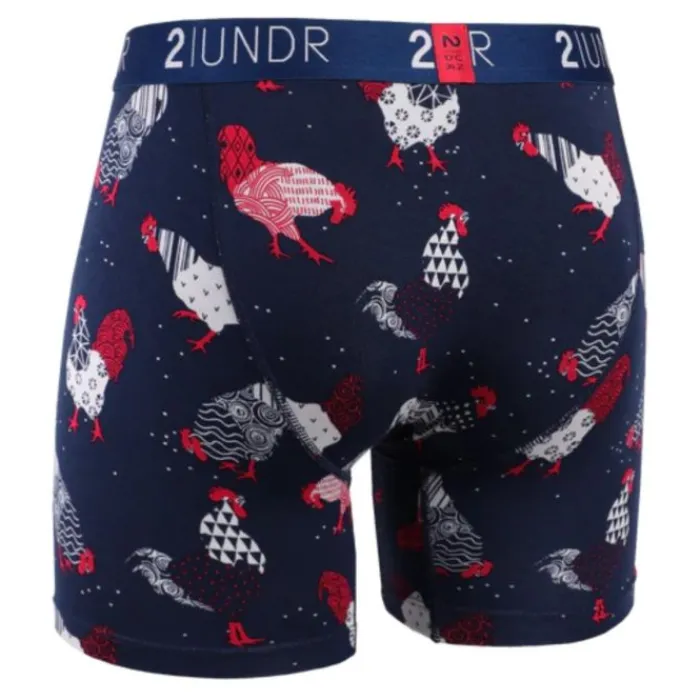 2UNDR Sous Vetement Sport^Swing Shift Boxer Rouge
