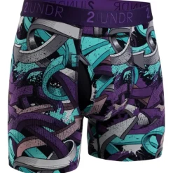 2UNDR Sous Vetement Sport^Swing Shift Boxer Mauve