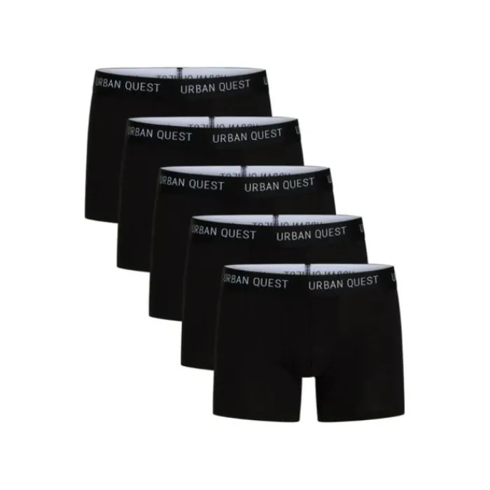 Urban Quest Sous Vetement Sport^Bamboo Tights 5-Pack Noir