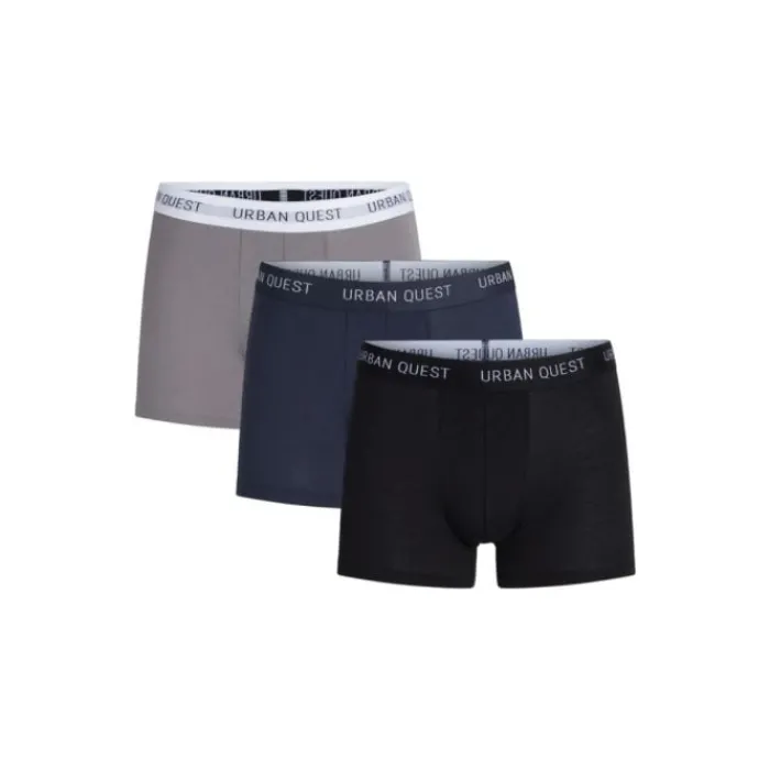 Urban Quest Sous Vetement Sport^Bamboo Tights 3-Pack Noir