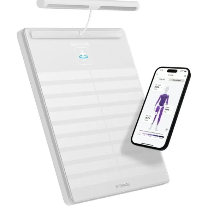 Withings Pèse-personne|Récupération^Body Scan Blanc