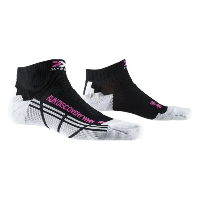 X-Bionic Chaussettes|Chaussettes Running^Women's Run discovery Socks Noir