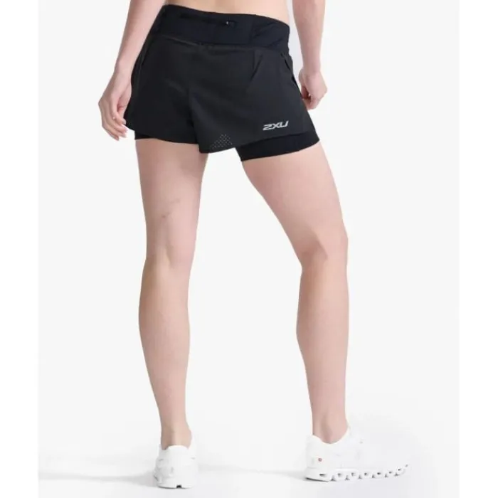 2XU Short Running^Aero 2in1 4 inch Shorts Noir
