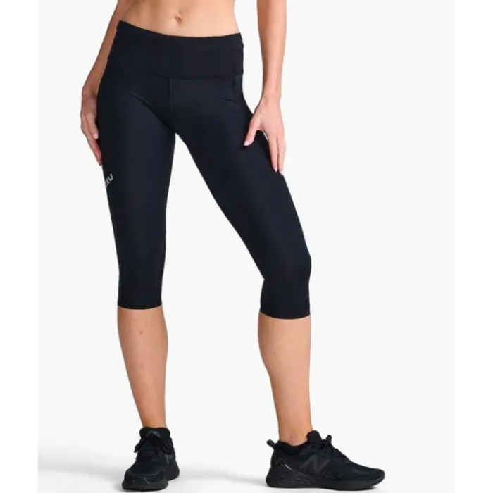 2XU Collant Et Pantalon Running^Aero Mid-Rise Compression 3/4 Tight Noir