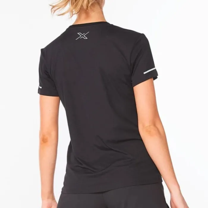 2XU T-shirt Et Manches Longues Running^Aero Tee Argent