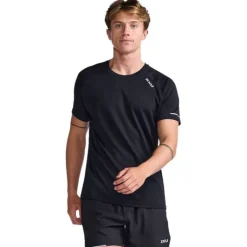 2XU T-shirt Et Manches Longues Running^Aero Tee Noir