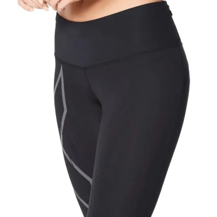2XU Collant Et Pantalon Running^Light Speed Mid-Rise Compression Tights Noir