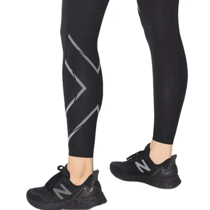 2XU Collant Et Pantalon Running^Light Speed Mid-Rise Compression Tights Noir