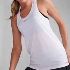 2XU T-shirt Et Manches Longues Running^Light Speed Tech Singlet Blanc