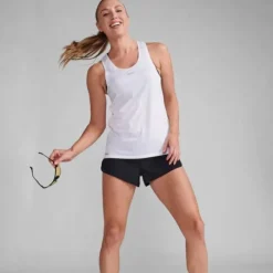 2XU T-shirt Et Manches Longues Running^Light Speed Tech Singlet Blanc