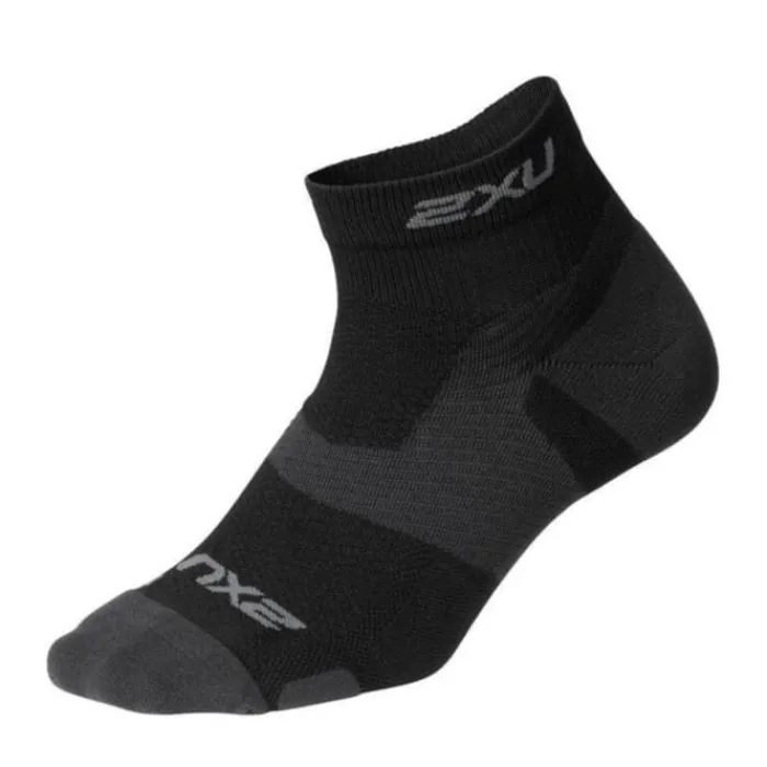 2XU Chaussettes|Chaussettes Running^Vectr Light Cush Crew Socks Noir