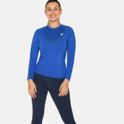 Zebdia Sous Vetement Sport|T-shirt Et Manches Longues Running^Baselayer LS Tee Bleu