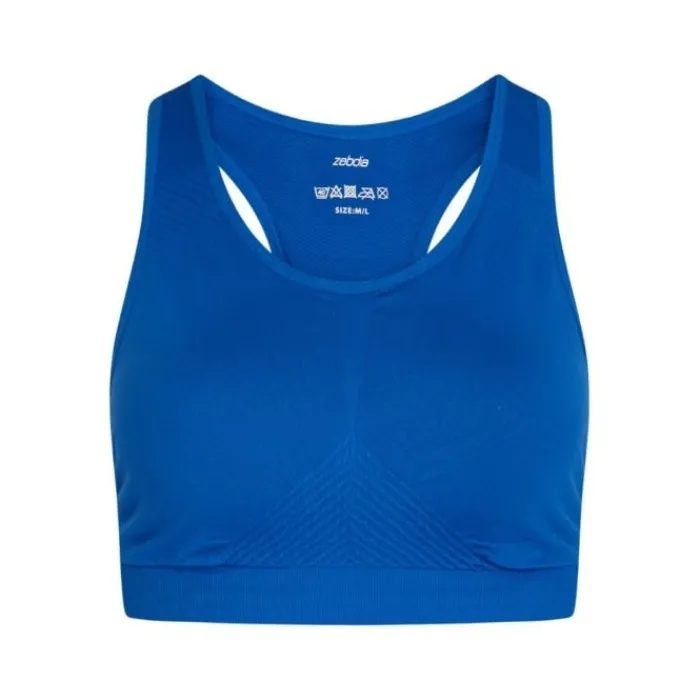 Zebdia Brassière De Sport^Seamless Bra Bleu