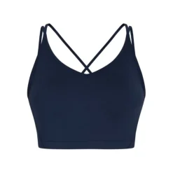Zebdia Brassière De Sport^Sports Bra Slim Strap Bleu