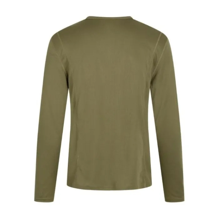 Zebdia T-shirt Et Manches Longues Running^Sports LS Tee Vert