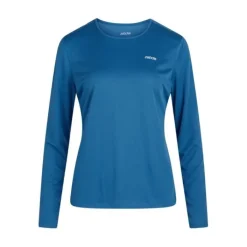 Zebdia T-shirt Et Manches Longues Running^Sports LS Tee Bleu