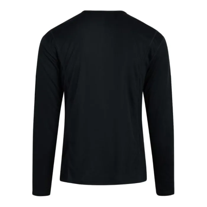 Zebdia T-shirt Et Manches Longues Running^Sports LS Tee Noir