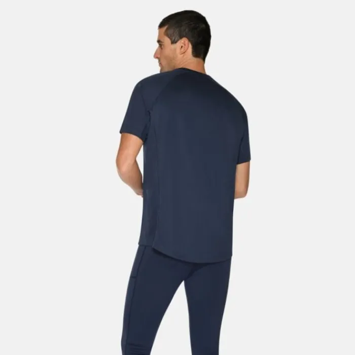Zebdia T-shirt Et Manches Longues Running^Sports SS Tee Bleu