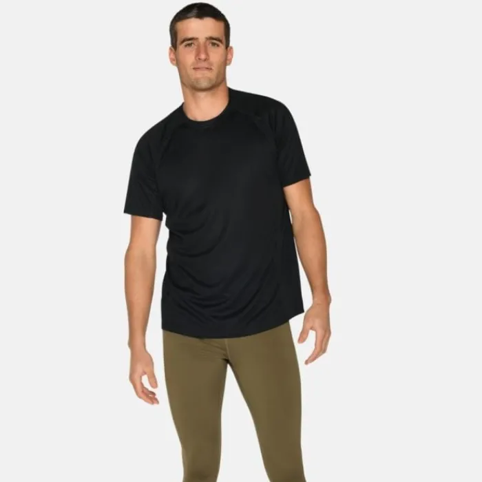 Zebdia T-shirt Et Manches Longues Running^Sports SS Tee Noir