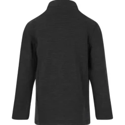 Zigzag T-shirt Et Manches Longues Running^Pineapple Melange Half Zip Waffle Midlayer Noir